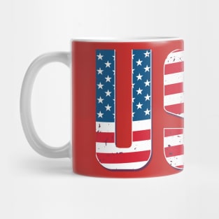 USA Flag retro Mug